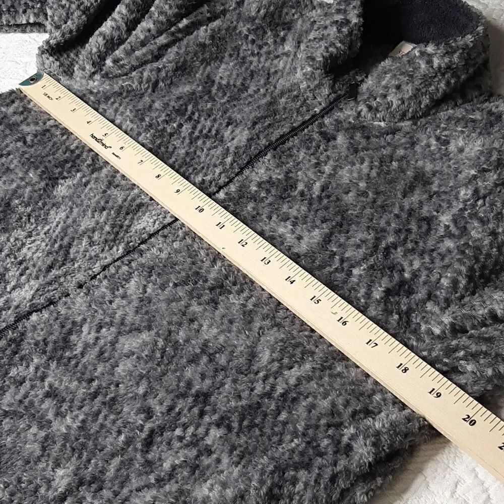 NWOT Stan Herman Gray Plush Lightweight Jacket - Picture 6 of 7